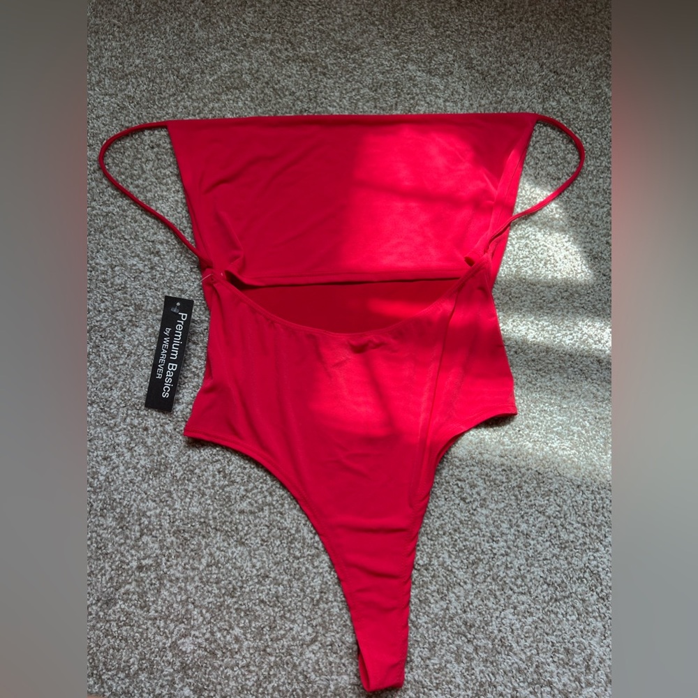 Red Bodysuit - Picture 2 of 3